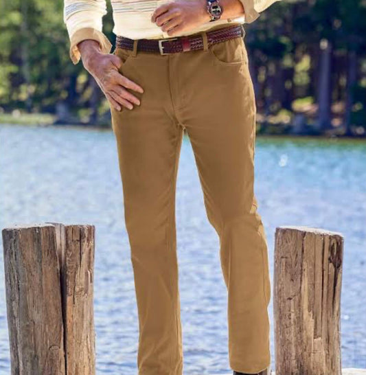 COTTON - BROWN PANTS